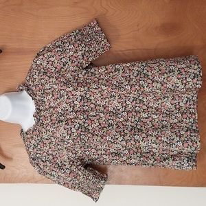 Jcrew smocked puff sleeve top